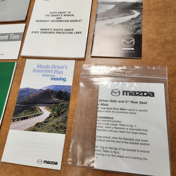 03 2003 Mazda MPV Owners Manual Warranty Paperwork Case Wagon - Picture 4 of 7